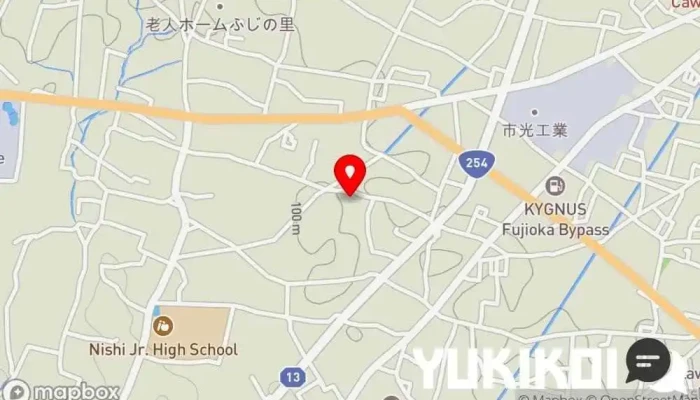 の地図 そば康 蕎麦店 で 藤岡市
