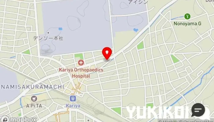 の地図 たちばな 寿司店 で 刈谷市