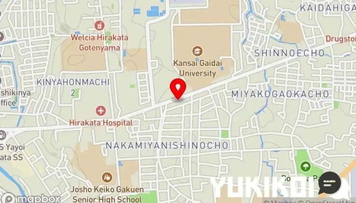 の地図 ちゃんぽん亭 豊助 ちゃんぽん麺レストラン で 枚方市