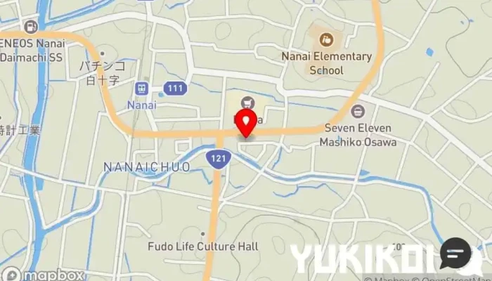 の地図 てっぺん家 ラーメン屋 で 益子町