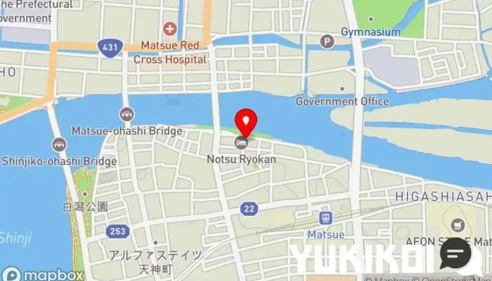 の地図 てまひま料理 根っこや 居酒屋, 創作料理店, 郷土料理店, 和食店, テイクアウト で 松江市