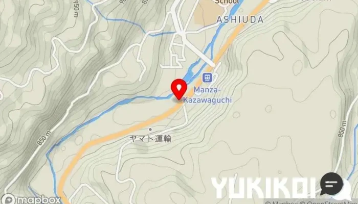 の地図 てんぐ食堂 定食屋 で 嬬恋村