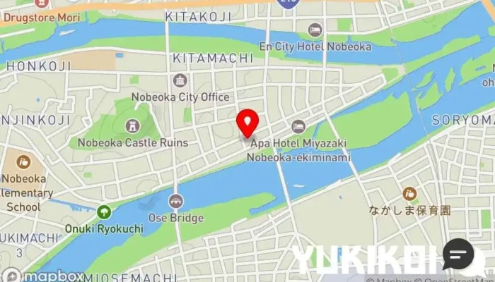 の地図 とり陣 居酒屋 で 延岡市