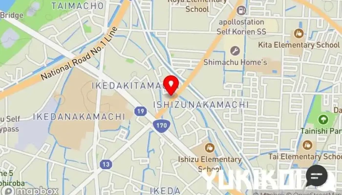 の地図 とんかつ・うどん かつ辰 石津寝屋川店 和食店 で 寝屋川市