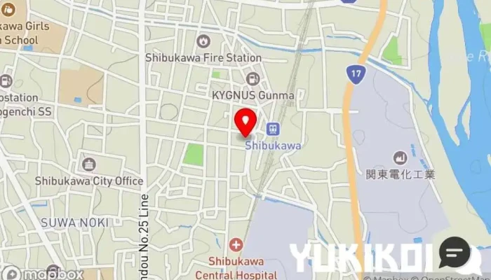 の地図 とんでん 渋川店 ファミリー レストラン で 渋川市