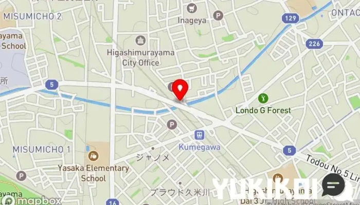 の地図 とん亭 とんかつ店 で 東村山市