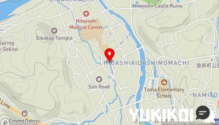 の地図 とん太 鉄板焼き店, 和食店, お好み焼き店 で 人吉市