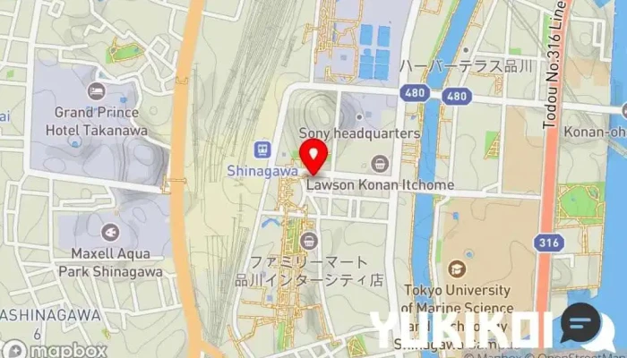 の地図 なかめのてっぺん 品川 居酒屋, 和食店, シーフード・海鮮料理店 で 港区