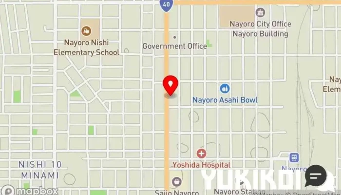 の地図 なごみ庭 居酒屋 で 名寄市