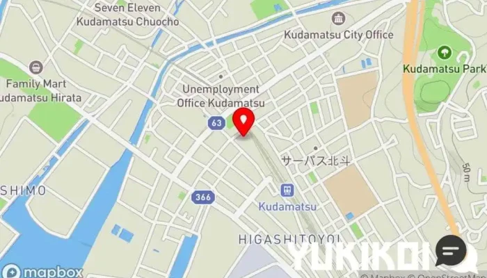 の地図 なでしこ 軽食店 で 下松市