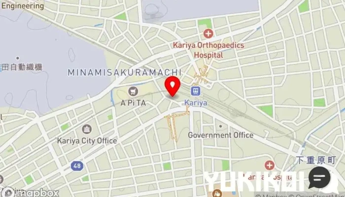 の地図 にほんのうみ 刈谷駅前店 シーフード・海鮮料理店 で 刈谷市