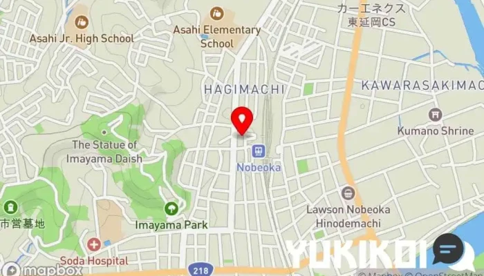 の地図 のべから堂&コトコトカレー レストラン で 延岡市