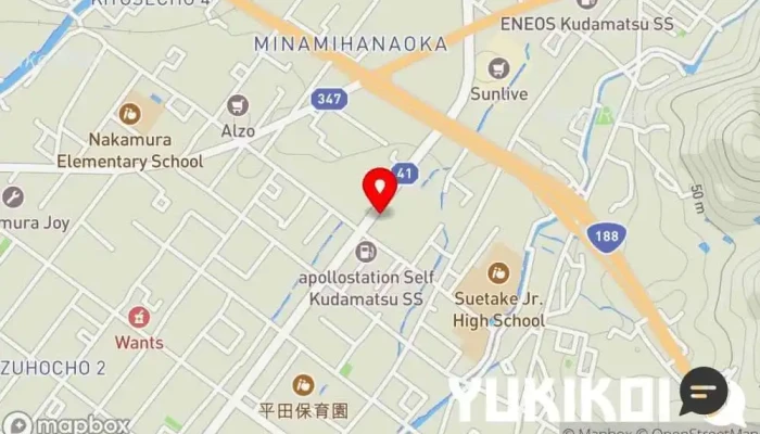の地図 のん太鮨 下松店 寿司店, 回転寿司店 で 下松市