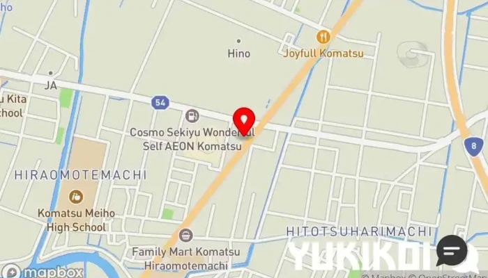 の地図 はま寿司 小松店 回転寿司店 で 小松市
