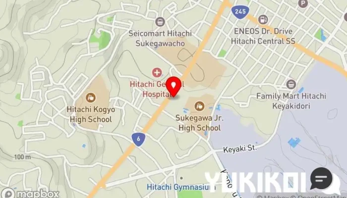 の地図 はま寿司 日立鹿島店 回転寿司店 で 日立市