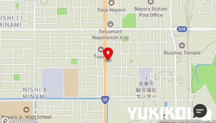 の地図 ひぐま食堂 ラーメン屋 で 名寄市