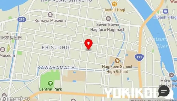 の地図 ひなどり 焼き鳥店 で 萩市