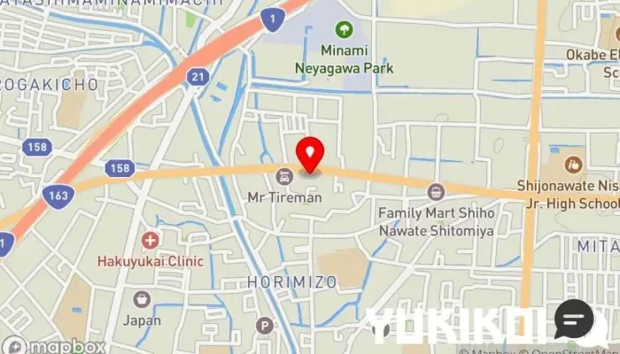 の地図 びっくりドンキー 寝屋川店 ファミリー レストラン で 寝屋川市