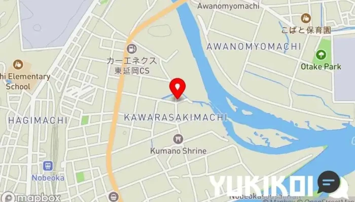 の地図 ふらっとごはん。 和食店, カフェ・喫茶, 定食屋 で 延岡市