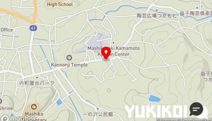 の地図 ほっとるーむ けやき カフェ・喫茶, コーヒーショップ・喫茶店 で 益子町