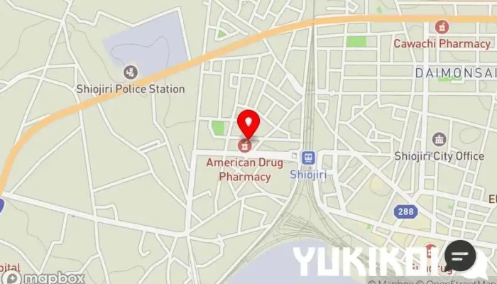 の地図 まとい鮨 寿司店 で 塩尻市