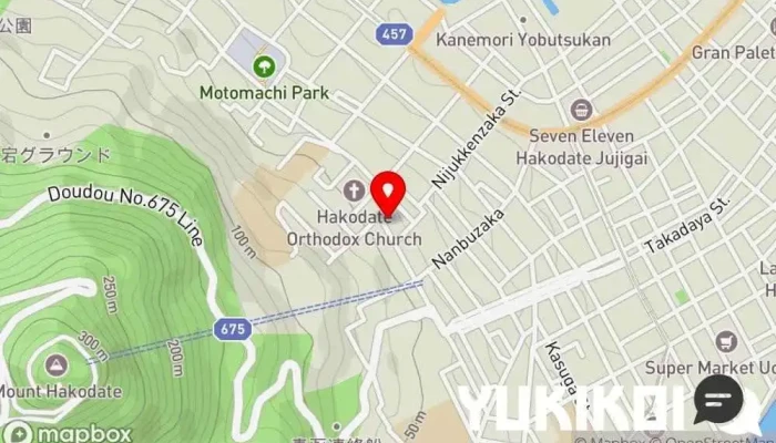 の地図 まるたま小屋 ロシア料理店 で 函館市