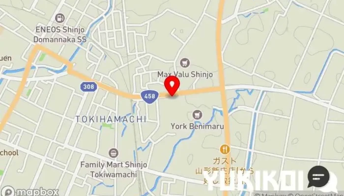 の地図 まるまつ 新庄店 ファミリー レストラン で 新庄市