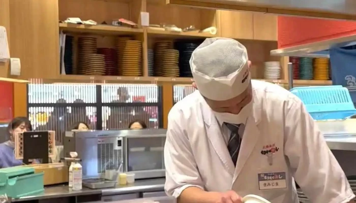 まわる寿し もりもり寿し 近江町店 -  動画 - 金沢市