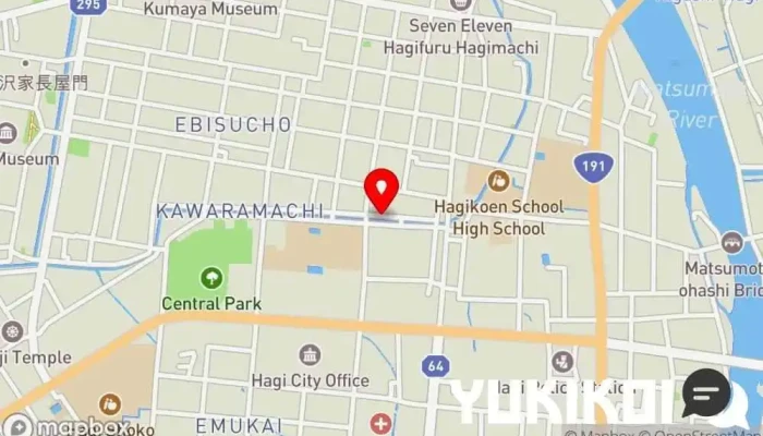 の地図 みなと食堂ととと 海鮮丼専門店 で 萩市