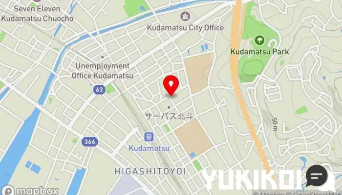 の地図 めんくい ラーメン屋 で 下松市