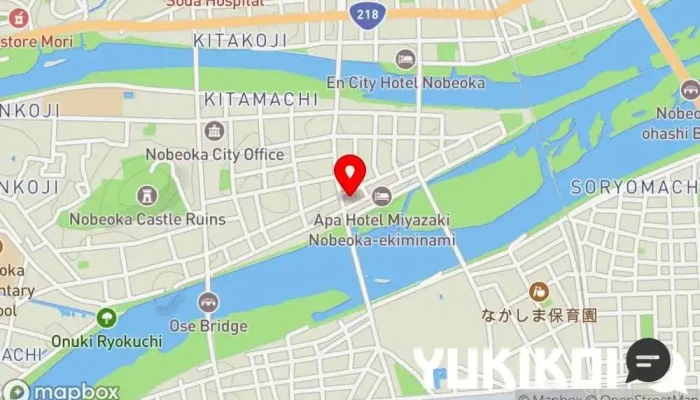 の地図 もも太郎 鶏料理店 で 延岡市