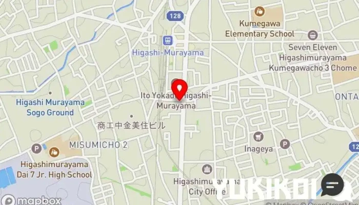 の地図 やきとりの扇屋 東村山店 焼き鳥店, 居酒屋 で 東村山市