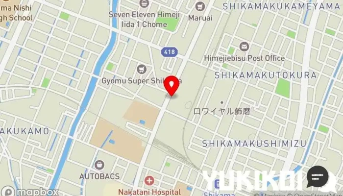 の地図 やよい軒 姫路飾磨店 定食屋, 朝食レストラン, 鶏料理店, ファミリー レストラン, 和食店, テイクアウト, レストラン, 米レストラン, すき焼きレストラン, 洋食レストラン で 姫路市