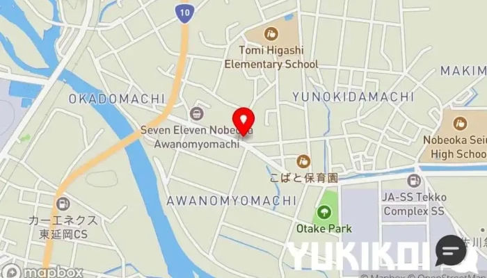 の地図 よし寿司 寿司店 で 延岡市