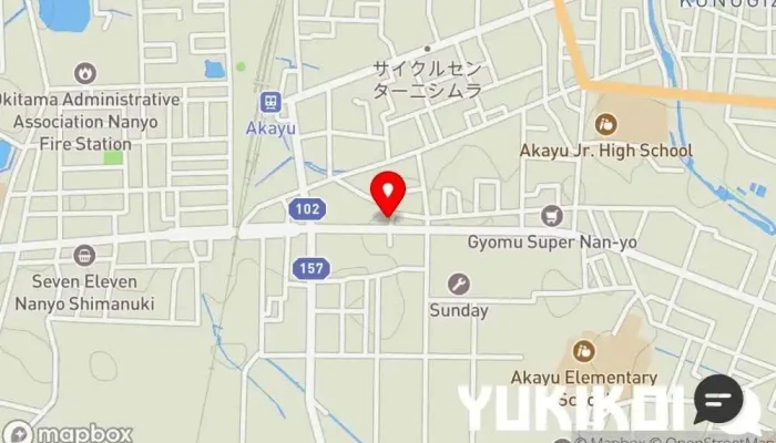 の地図 らぁ麺 華宝 ラーメン屋 で 南陽市