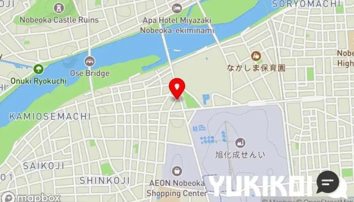 の地図 らーめん 再来軒 ラーメン屋 で 延岡市