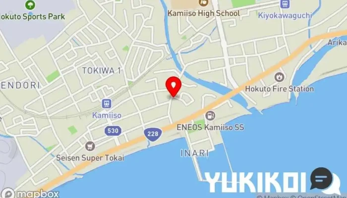 の地図 らーめんの超人 ラーメン屋 で 北斗市