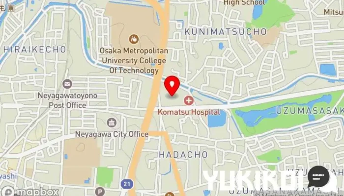 の地図 らーめん一作 寝屋川店 ラーメン屋 で 寝屋川市