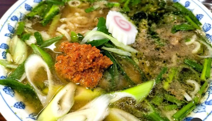 らーめん館くめ -  スープ - 南陽市