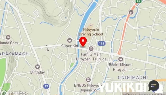 の地図 らーめん龍風 人吉店 ラーメン屋 で 人吉市