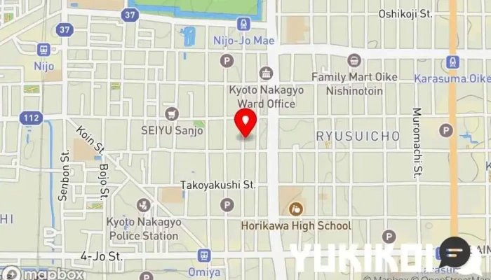 の地図 りょうりや⚪︎ 京都風日本料理店, 和食店, 会席・懐石料理店 で 京都市