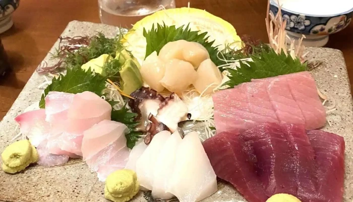ろばた焼ふぐ寝太蔵 -  刺身 - 奄美市