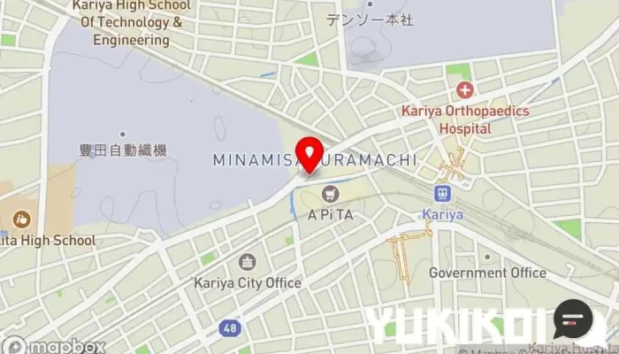 の地図 わたしとカフェ 刈谷店 居酒屋 で 刈谷市