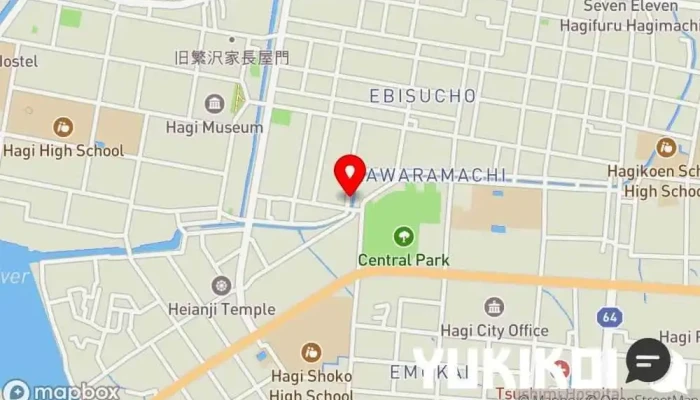 の地図 わらび餅専門店 萩ノ早蕨 和菓子屋, 菓子店, 土産物店 で 萩市