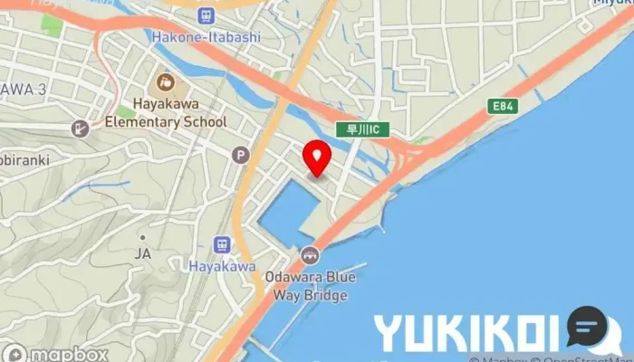 の地図 わらべ菜魚洞 シーフード・海鮮料理店 で 小田原市