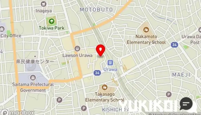 の地図 アズーリ クラシコ イタリア料理店 で さいたま市