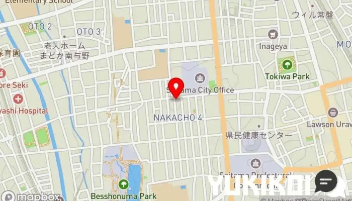 の地図 イタリア料理 アニマロッサ レストラン, イタリア料理店 で さいたま市