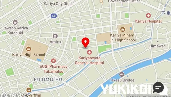 の地図 イタリア食堂LUCE イタリア料理店 で 刈谷市