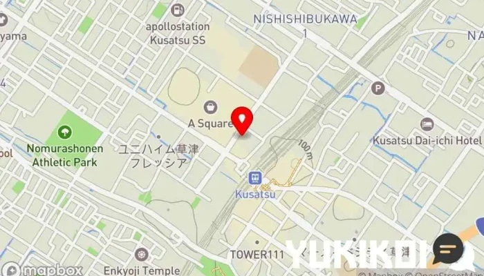 の地図 イナホ食堂 居酒屋, 創作料理店, 和食店, シーフード・海鮮料理店 で 草津市