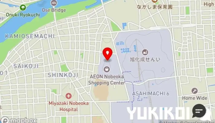 の地図 インド料理ビスヌ イオン延岡店 インド料理店 で 延岡市